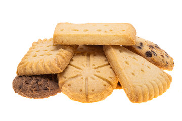 butter cookies isolated