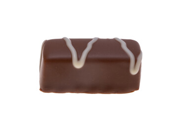 chocolate candies isolated