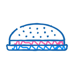 balancing hemisphere gym equipment doodle icon sketch vector. balancing hemisphere gym equipment sign. isolated symbol illustration