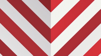 Red and White Chevron Pattern Background Design