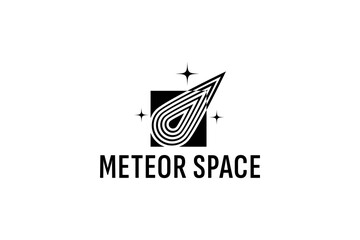 impact meteor logo vector icon illustration © Dyn Studio