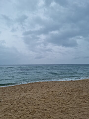 
This is the scenery of Sokcho Beach in South Korea.