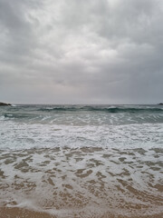 This is Sampo Beach in Gangwon-do, South Korea.