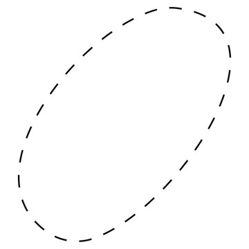 recommend clip art: dashed blob. Collection of freeform, irregular organic blob shape with dashed line vector illustration. Amoeba, irregular blob, dashed line shape vector illustration set