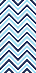 A pattern of alternating blue and navy zigzag lines creating a visually striking graphic design.