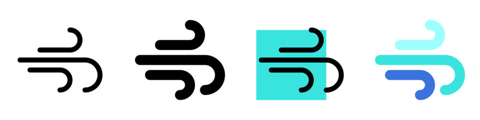 Editable blowing wind vector icon. Part of a big icon set family. Perfect for web and app interfaces, presentations, infographics, etc