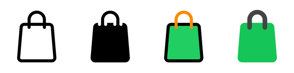 Editable shopping bag vector icon. Part of a big icon set family. Perfect for web and app interfaces, presentations, infographics, etc