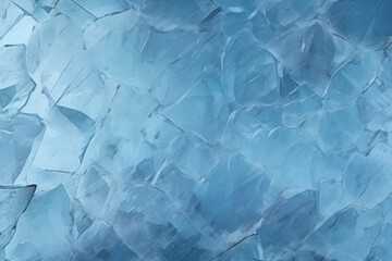 Obraz premium Processed collage of thick layer of cracked ice texture. Background for banner, backdrop or texture