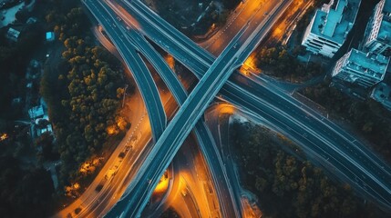 An example of contemporary transportation infrastructure is a roadway with tunnels.