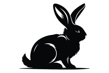 Squirrel silhouette logo design. vector illustration