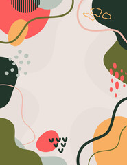 background for design.Template banner and cover for social media ad, template.