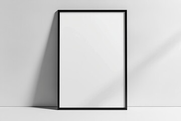 A3 Poster Mockup on White Background created with Generative AI