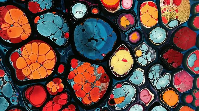 Stem cell discovery: intricate microscopic of stem cells remarkable characteristics, foundations of growth and healing, crucial for advancements in regenerative medicine, therapeutic applications.