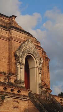 Wat Chedi Luang Arch Chiang Mai Thailand