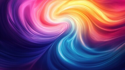 Vibrant Swirling Colors in Abstract Design