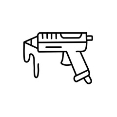 Hot glue gun icon