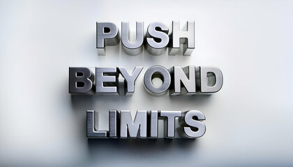 Push beyond limits Word