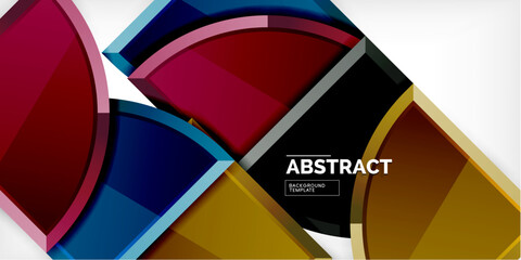 Triangle circles background. Vector Illustration For Wallpaper, Banner, Background, Card, Book Illustration, landing page