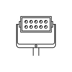 Stage parled light icon