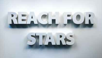 Reach for stars Word 