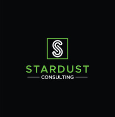 Letter S logo template. Vector icon.
