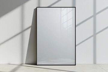 A3 Poster Mockup on White Background created with Generative AI