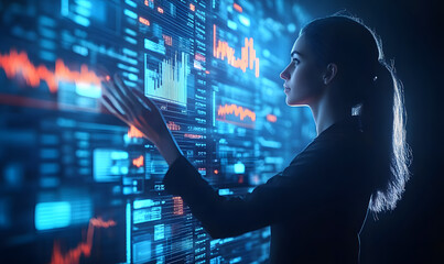 Futuristic Business Collaboration: AI-Driven Strategies, Augmented Reality Insights, Virtual Reality Simulations, and Holographic Financial Data for Smart Office Innovation