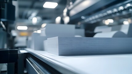 Smooth digital printing process in pristine environment showcases efficiency and