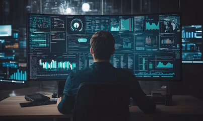 Futuristic Business Collaboration: AI-Driven Strategies, Augmented Reality Insights, Virtual Reality Simulations, and Holographic Financial Data for Smart Office Innovation