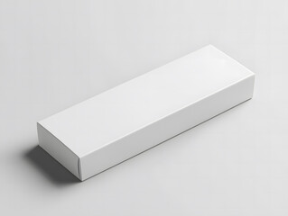 Fototapeta premium Blank Silver Bar Wrapper Packaging Mockup on Gray Background