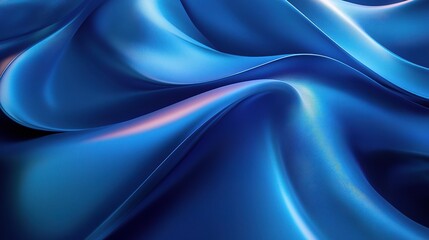 Smooth Blue Fabric Texture for Design Projects