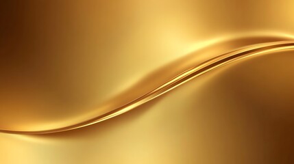Fototapeta premium A stunning golden wave background creating an elegant and luxurious atmosphere, perfect for various design projects.