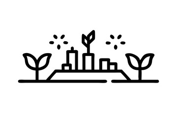 Urban farming tips with a vibrant vector illustration for sustainable city living and homegrown produce
