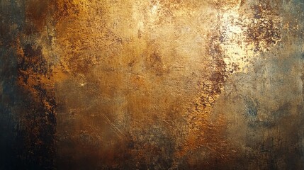 Fototapeta premium Textured surface with golden hues and rich patina, perfect for backgrounds, art projects, and creative designs.