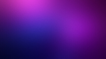 Abstract blue purple pink color wave on black background, grainy noisy banner backdrop design