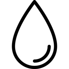 Simple vector icon drop of water