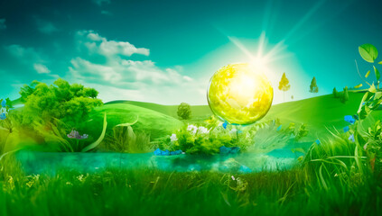 natural environmental background