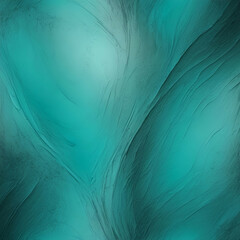 Fototapeta premium Aqua Veil | Abstract Turquoise Wave with Gentle Textures | Flowing Serenity in Soft Gradients