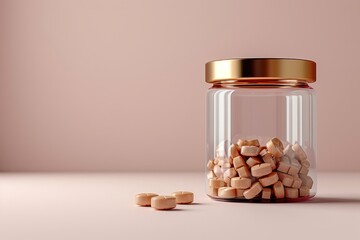 Vitamin B12 pills, Multi vitamin pills, pills bottle mockup, amino acid glycine, magnesium glycinate, Antibiotic pill capsules, calcium pill, Paracetamol, drug bottle mockup