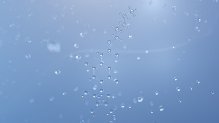 capecitabine molecular structure, 3d model molecule, anticancer medication, structural chemical formula view from a microscope