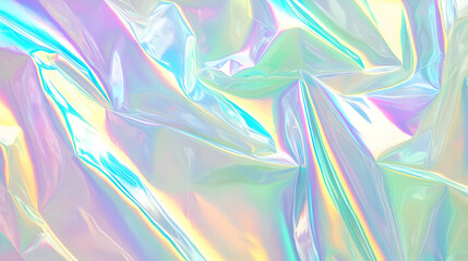 Iridescent Holographic Background a pastel lime to aqua gradient