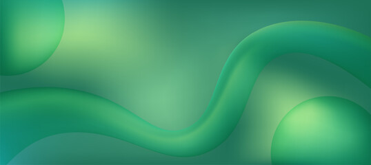 minimalist green gradient colorful background vector illustration
