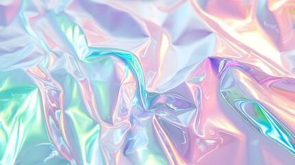 Iridescent Holographic Background a pastel lime to cherry gradient