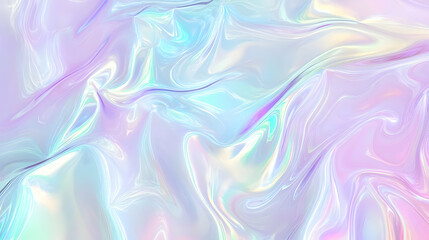 Obraz premium Iridescent Holographic Background a pastel olive to charcoal gradient