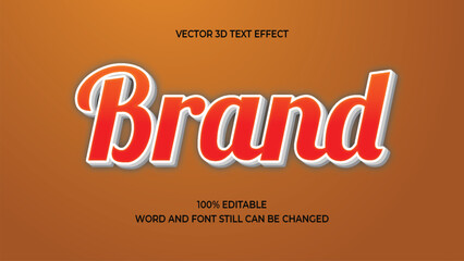 BRAND 3D TEXT EFFECT