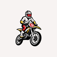 Create an image for a motocross rider profile, featuring a famous motocross rider in action.