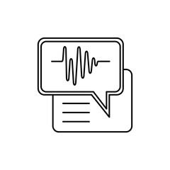 Voice recognition icon
