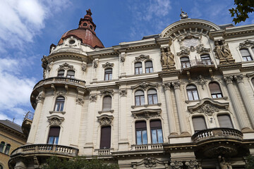 Very ornate 19th century apartment building in Budapest
