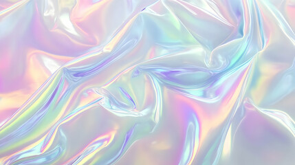 Iridescent Holographic Background a pastel lime to white gradient