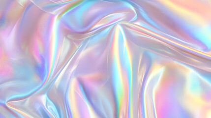 Fototapeta premium Iridescent Holographic Background a pastel bronze to black gradient